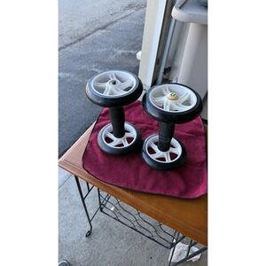 Ultimate Body Press Ab Wheel Roller Exercise Core Trainer Pair